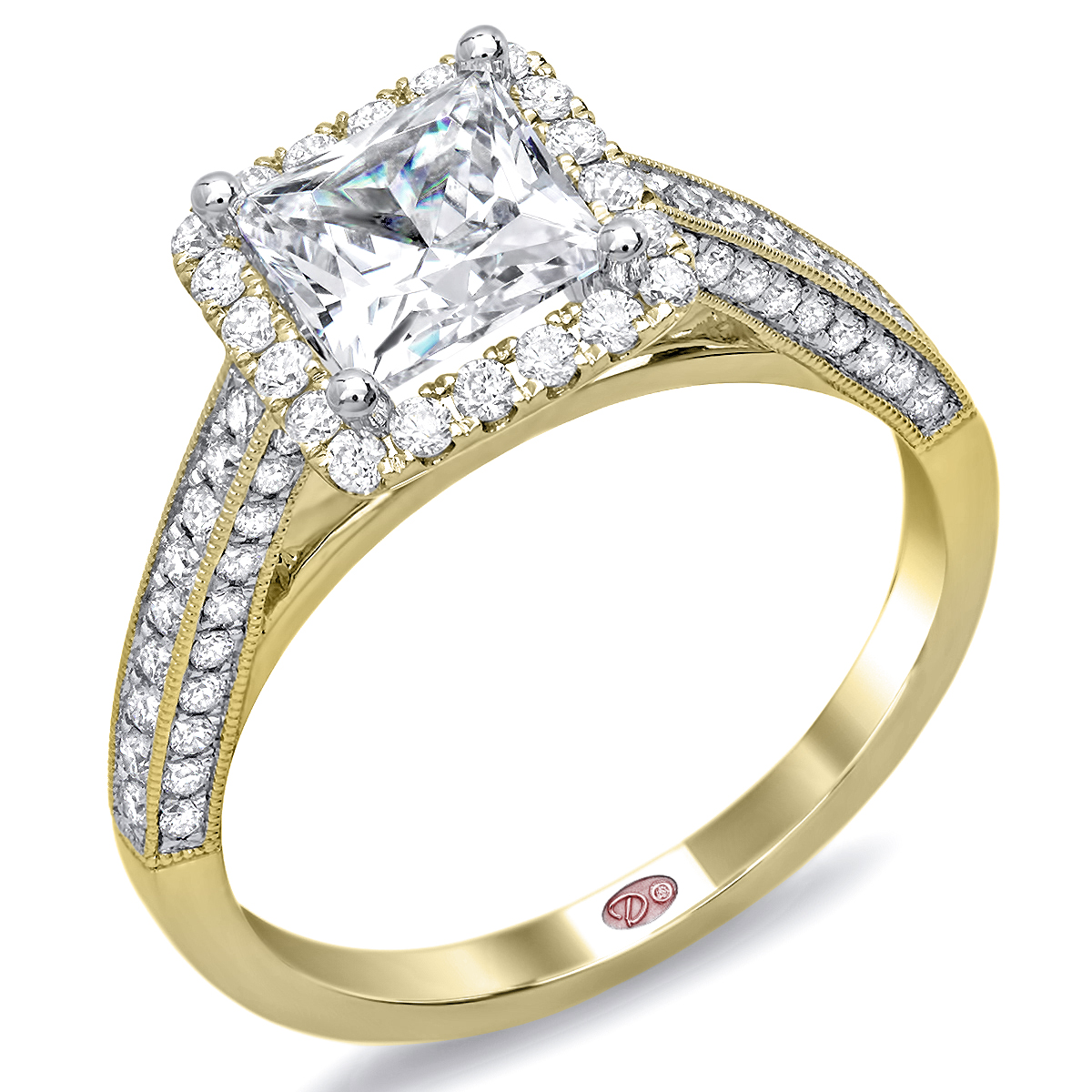 Diamond Halo Engagement Ring