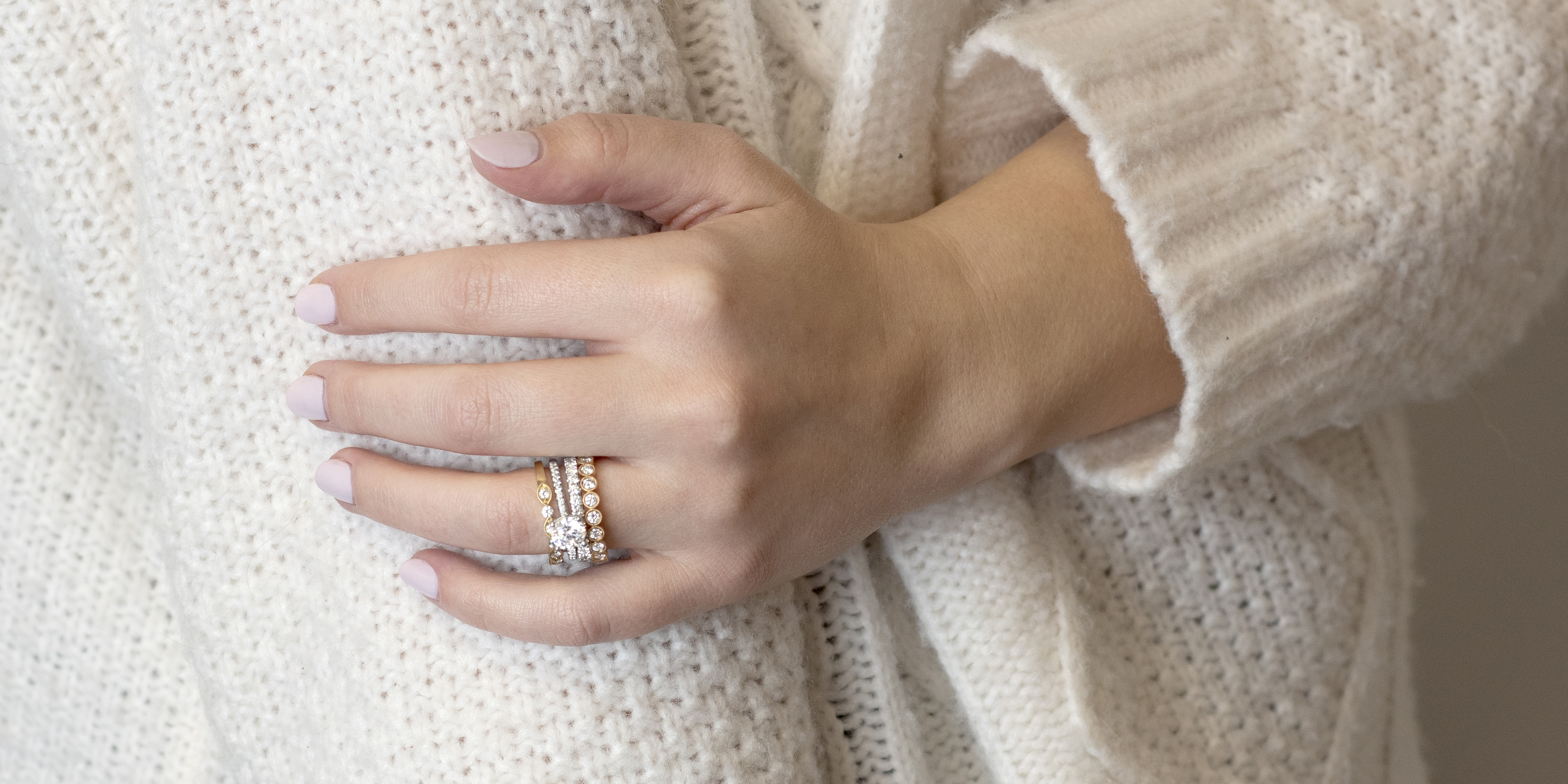 Trendy wedding bands Clearance