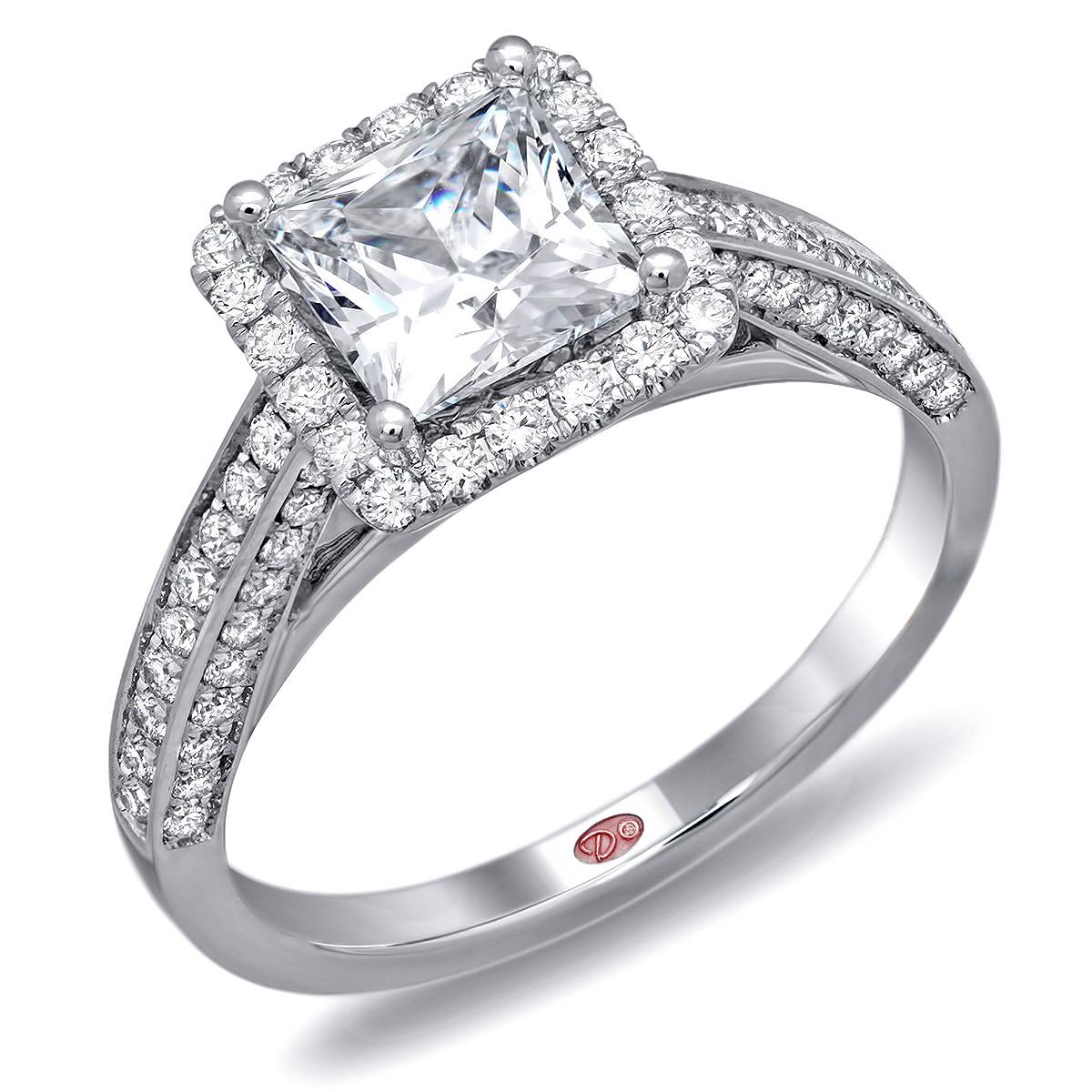 Diamond Halo Engagement Ring