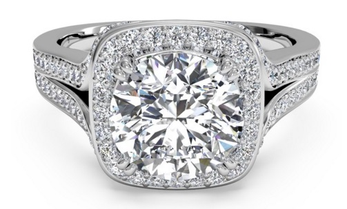 Add Extra Diamond Bands To Upgrade Your Halo Ring - Upgrade Your Engagement Ring