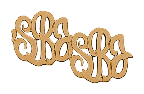 Personalized Bridal Party Gifts Monogram Earring