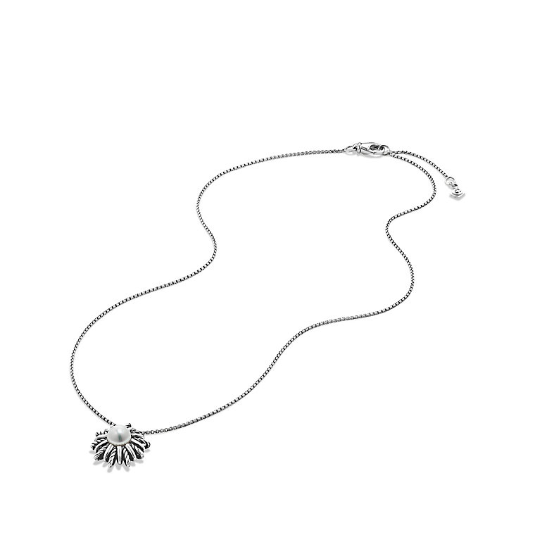 David Yurman Starburst Pearl Necklace 18”