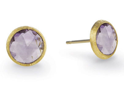 Marco Bicego Jaipur Amethyst Studs in 18K Yellow Gold