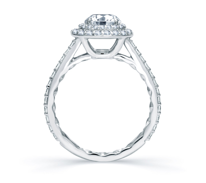 Diamond Halo Engagement Ring