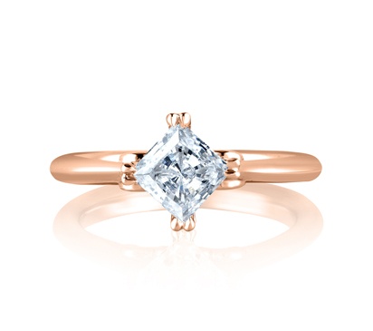 Art Designed Princess Engagement Ring by A. Jaffe