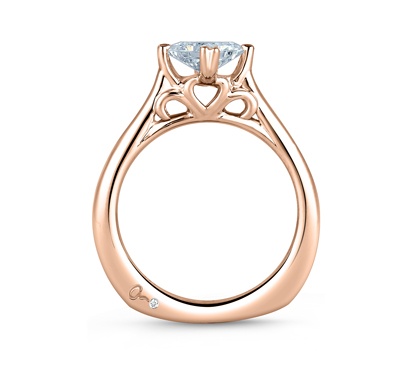 Art Designed Princess Engagement Ring by A. Jaffe